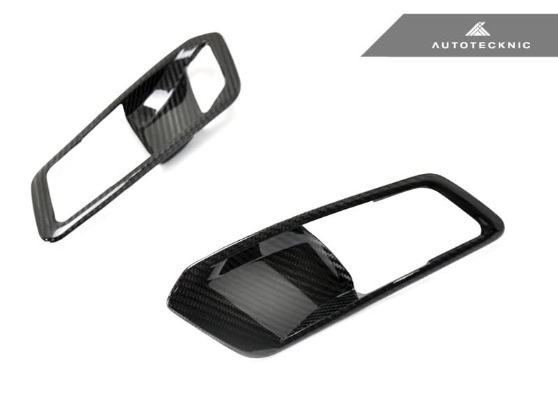 AutoTecknic Dry Carbon Interior Door Handle Trim Set - BMW G80 M3