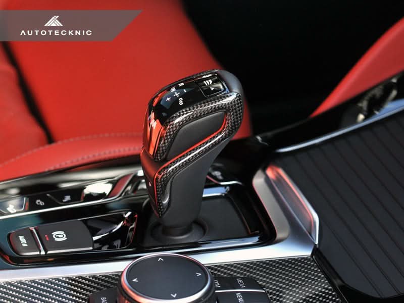 AutoTecknic Carbon Fiber Gear Selector Side Covers - BMW F97 X3M | F98 X4M
