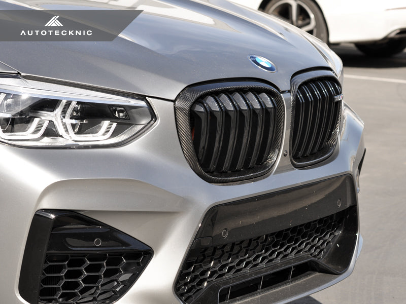 AutoTecknic Replacement Dry Carbon Grille Surround Set - F97 X3M | F98 X4M