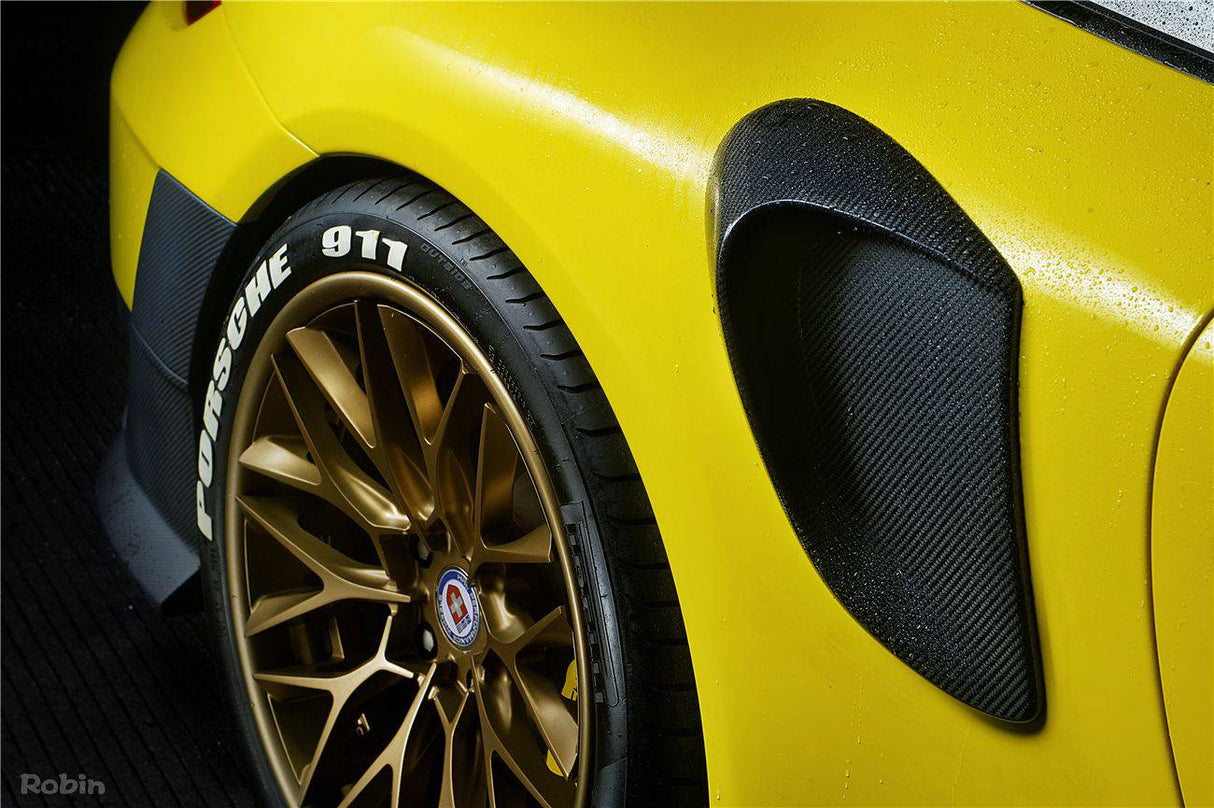 2012-2019 Porsche 911 991.1 991.2 Carrera S GT2RS Style Carbon Fiber Quarter Panel Side Scoops