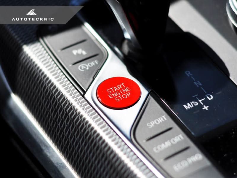 AutoTecknic Red Start Stop Button - BMW G01 X3 | G02 X4 LCI