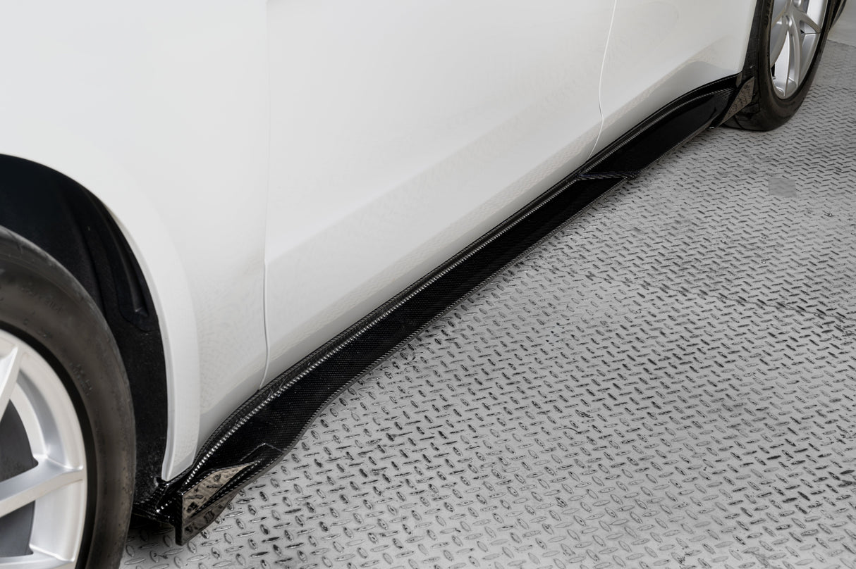 2017-2023 Porsche Panamera 971 KDA Style Autoclave Carbon Fiber Side Skirts