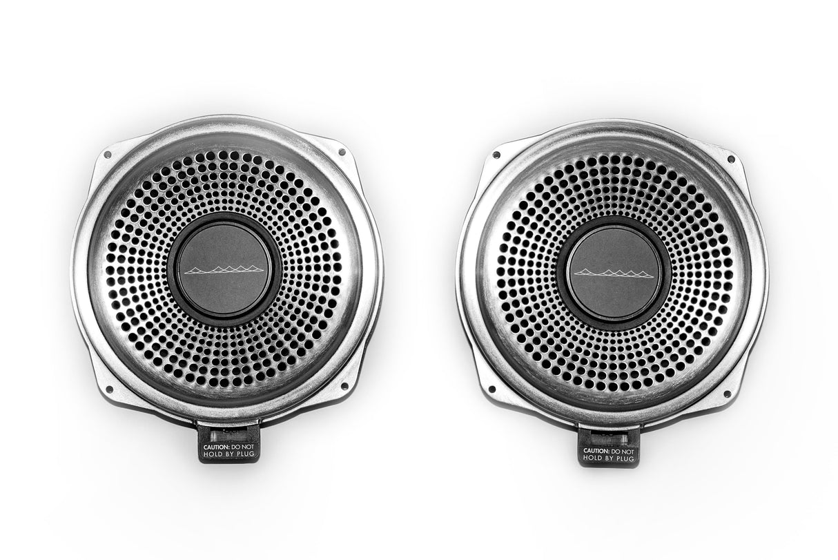 BACKORDERED - SHIP SECOND HALF OF NOVEMBER - RECOMMEND YOU ORDER NOW DUE TO LIMITED FUTURE INVENTORY - Bavsound Ghost BMW Underseat Subwoofers V2, 4 Ohm, Pair