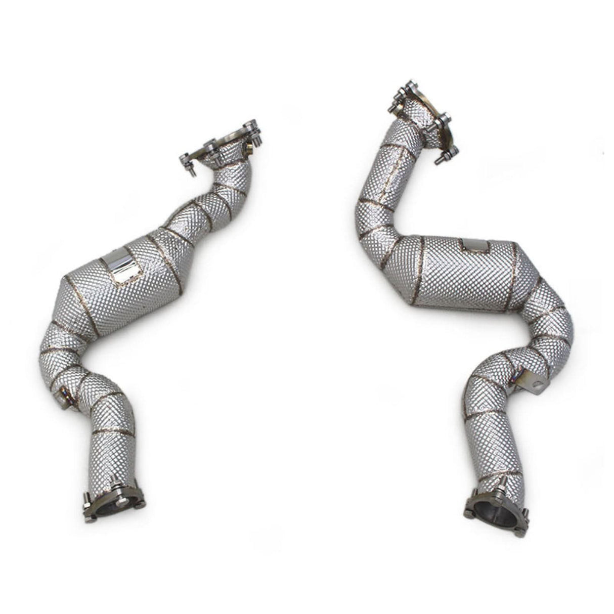 Catted High Flow 304 Stainless Exhaust Downpipe for Audi RS6 C7 4.0TT