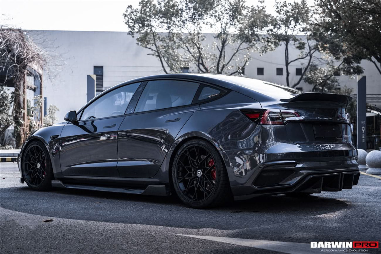 2021-2023 Tesla Model 3 IMP Performance Partial Carbon Fiber Rear Bumper