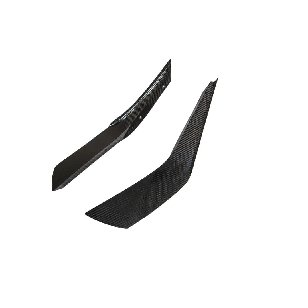 Ford Mustang S650 Carbon Fiber Dark Horse Front Bumper Canards 2024 - Current (does not fit GT Bumper)
