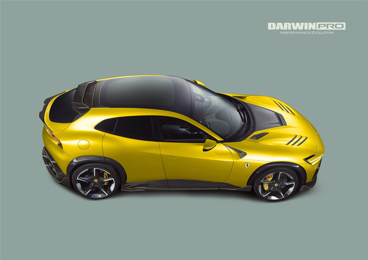 2023-UP Ferrari Purosangue F175 Carbon Fiber Roof Spoiler DarwinPRO iMP Design Ver.2