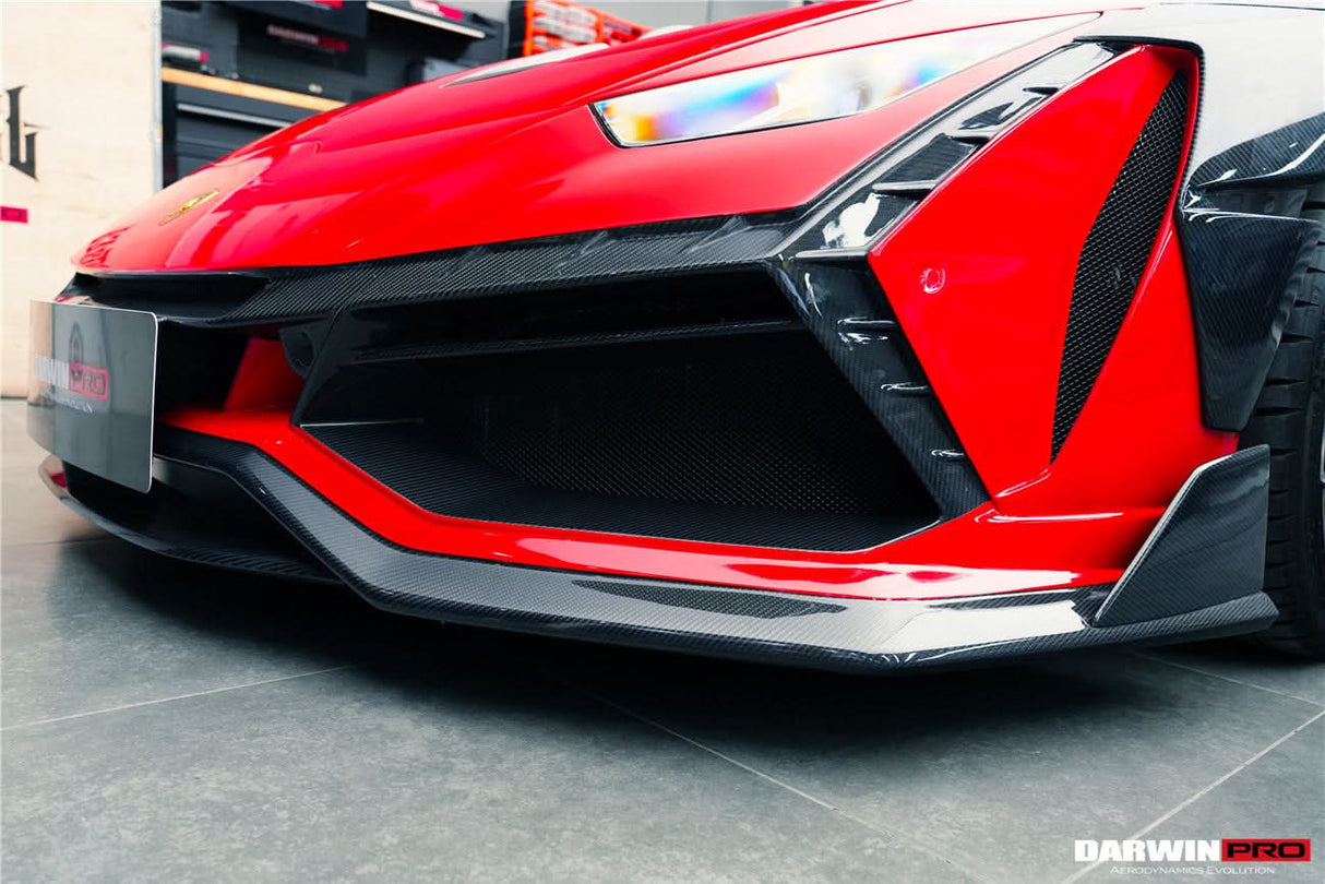 DarwinPRO 2015-2025 Lamborghini Huracan LP610 & LP580 & EVO & Tecnica BKSSII Style Front Bumper