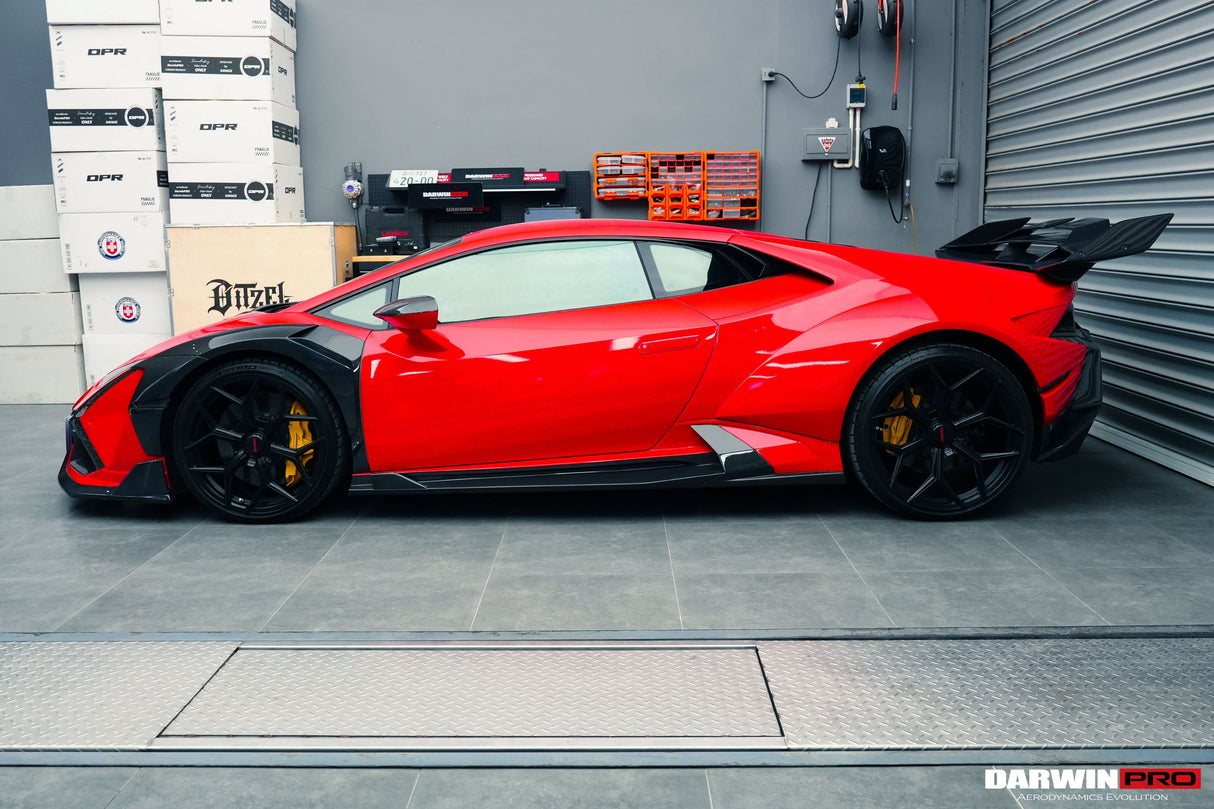 DarwinPRO 2015-2025 Lamborghini Huracan LP610 & LP580 & EVO & STO & Tecnica BKSSII Style Side Skirts