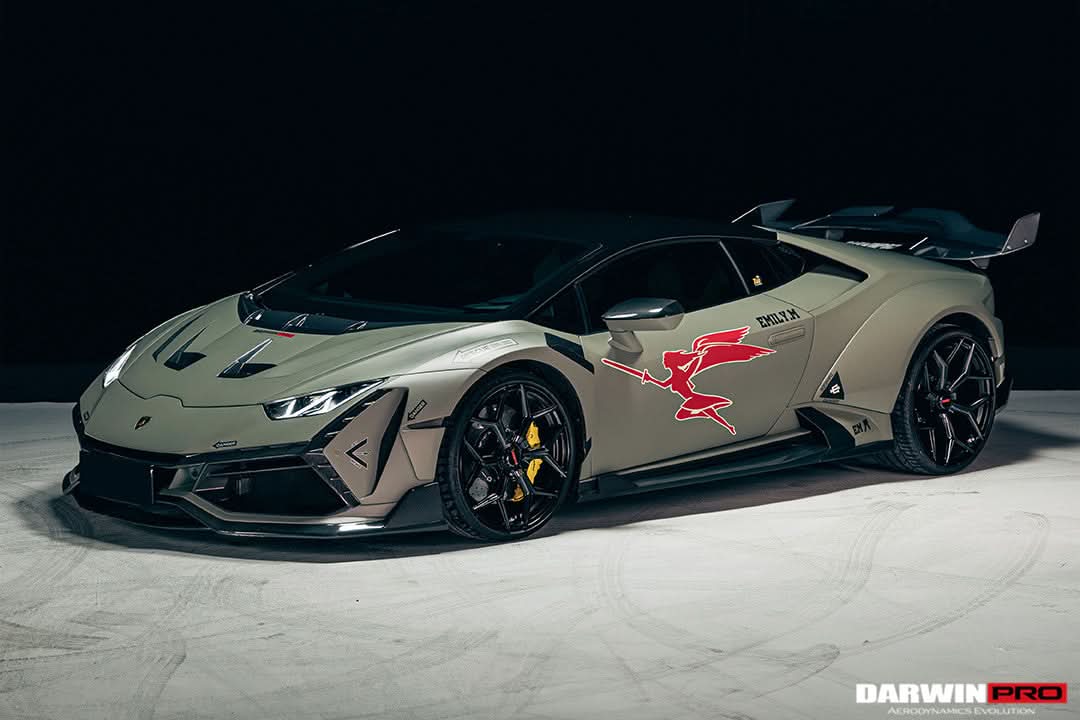 DarwinPRO 2015-2025 Lamborghini Huracan LP610 & LP580 & EVO & STO & Tecnica BKSSII Style Side Skirts