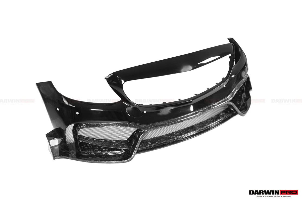 2015-2021 Mercedes Benz W205 C63 S AMG Sedan IMP Performance Partial Carbon Fiber front bumper