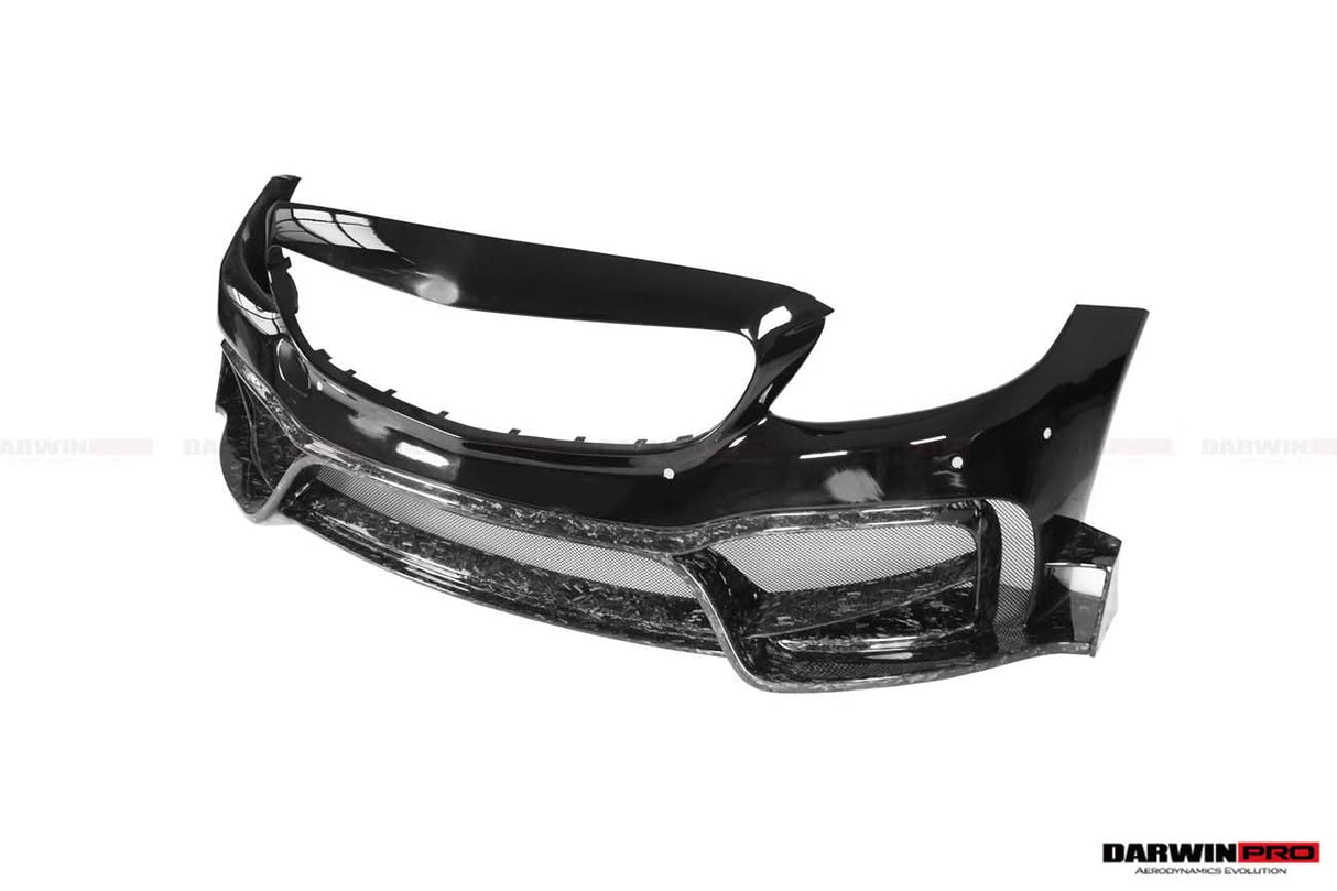 2015-2021 Mercedes Benz W205 C63 S AMG Sedan IMP Performance Partial Carbon Fiber front bumper