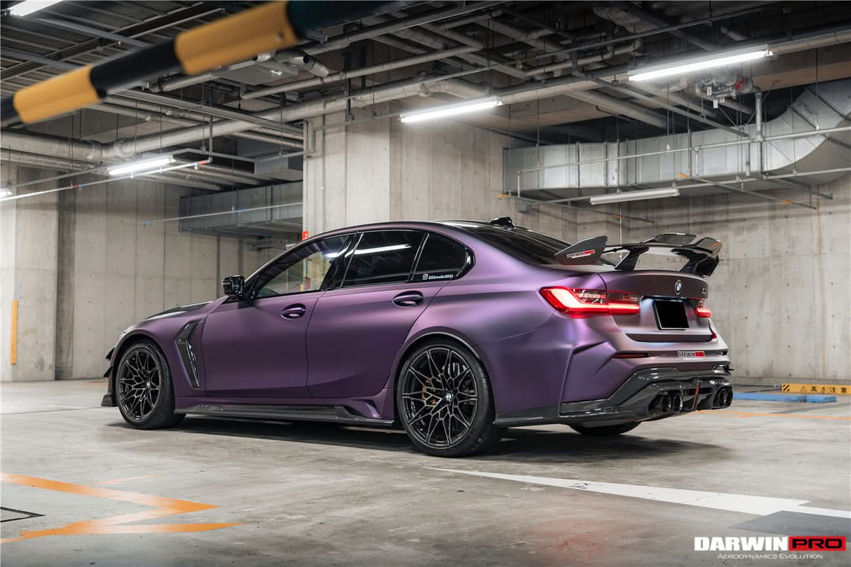2021-UP BMW M3 G80 BKSSII Style Rear Bumper With Exhaust Tips