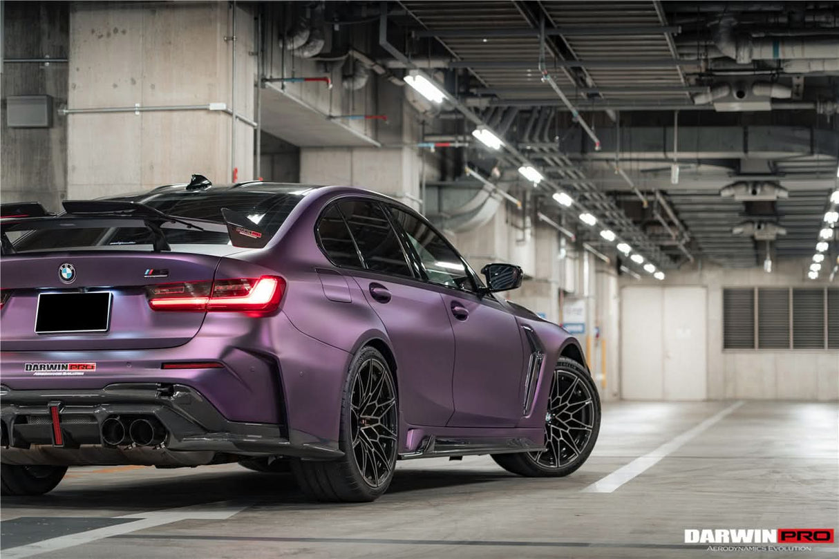 2021-UP BMW M3 G80 BKSSII Style Rear Bumper With Exhaust Tips