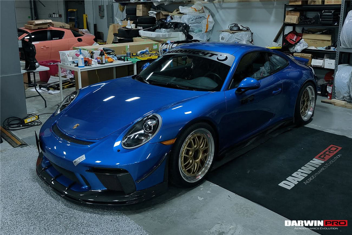 DarwinPRO 2017-2019 Porsche 911 991.2 GT3 Only BKSS Style Carbon Fiber Front lip