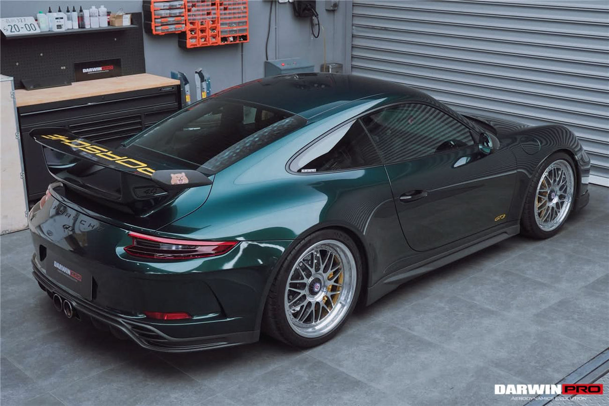 DarwinPRO 2017-2019 Porsche 911 991.2 GT3 Only BKSS Style Carbon Fiber Rear Lip Diffuser