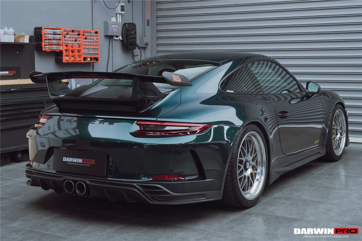 DarwinPRO 2017-2019 Porsche 911 991.2 GT3 Only BKSS Style Carbon Fiber Rear Lip Diffuser