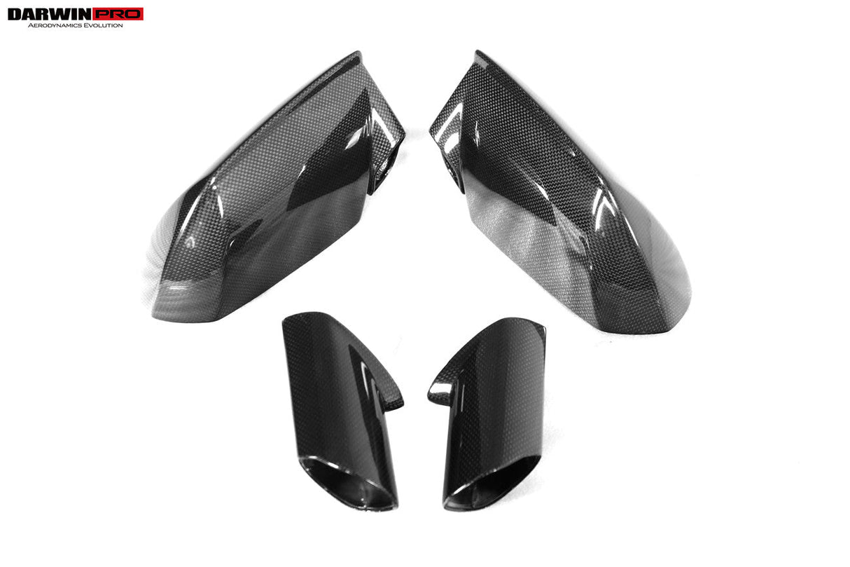 2011-2022 Lamborghini Aventador Dry Carbon Fiber Mirror Housing Replacement DarwinPRO (OE) Fits LP700, LP740(S), LP750(SV), Coupe and Roadster