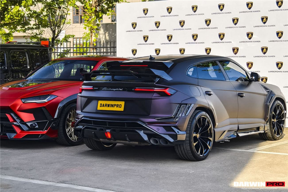 DarwinPRO 2018-2025 Lamborghini URUS BKSS Part Carbon Fiber Side Skirts | Fits URUS, S, Performante