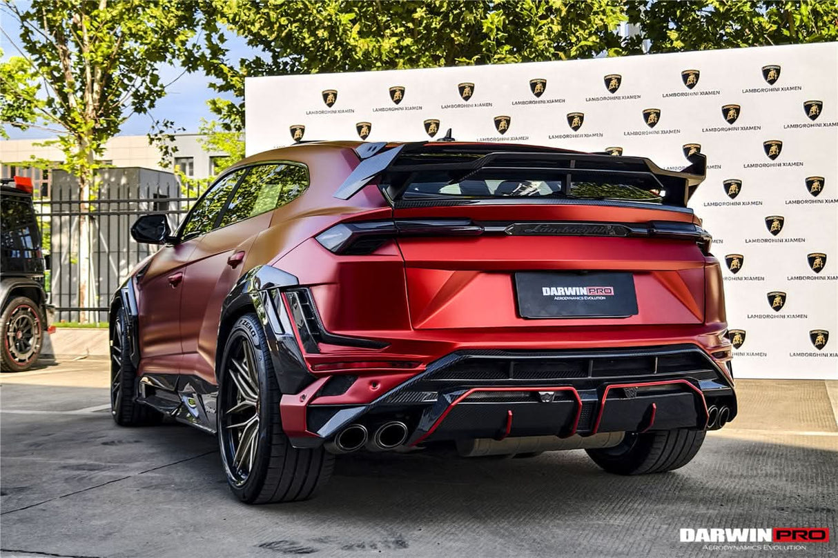 DarwinPRO 2018-2025 Lamborghini URUS BKSS Part Carbon Fiber Side Skirts | Fits URUS, S, Performante
