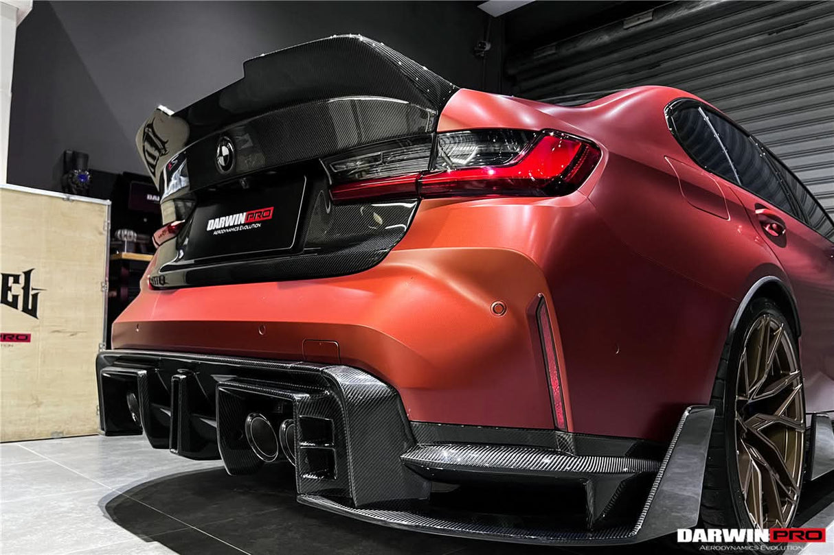 2021-UP BMW M3 G80 BKSS Style Carbon Fiber Rear Diffuser