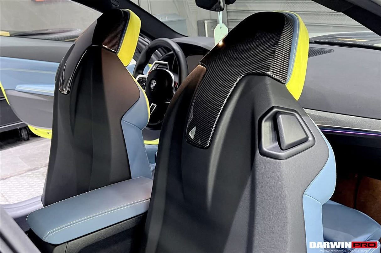 2021-UP BMW M3 G80 M4 G82 G83 Carbon Fiber Up Seat-Back Cover