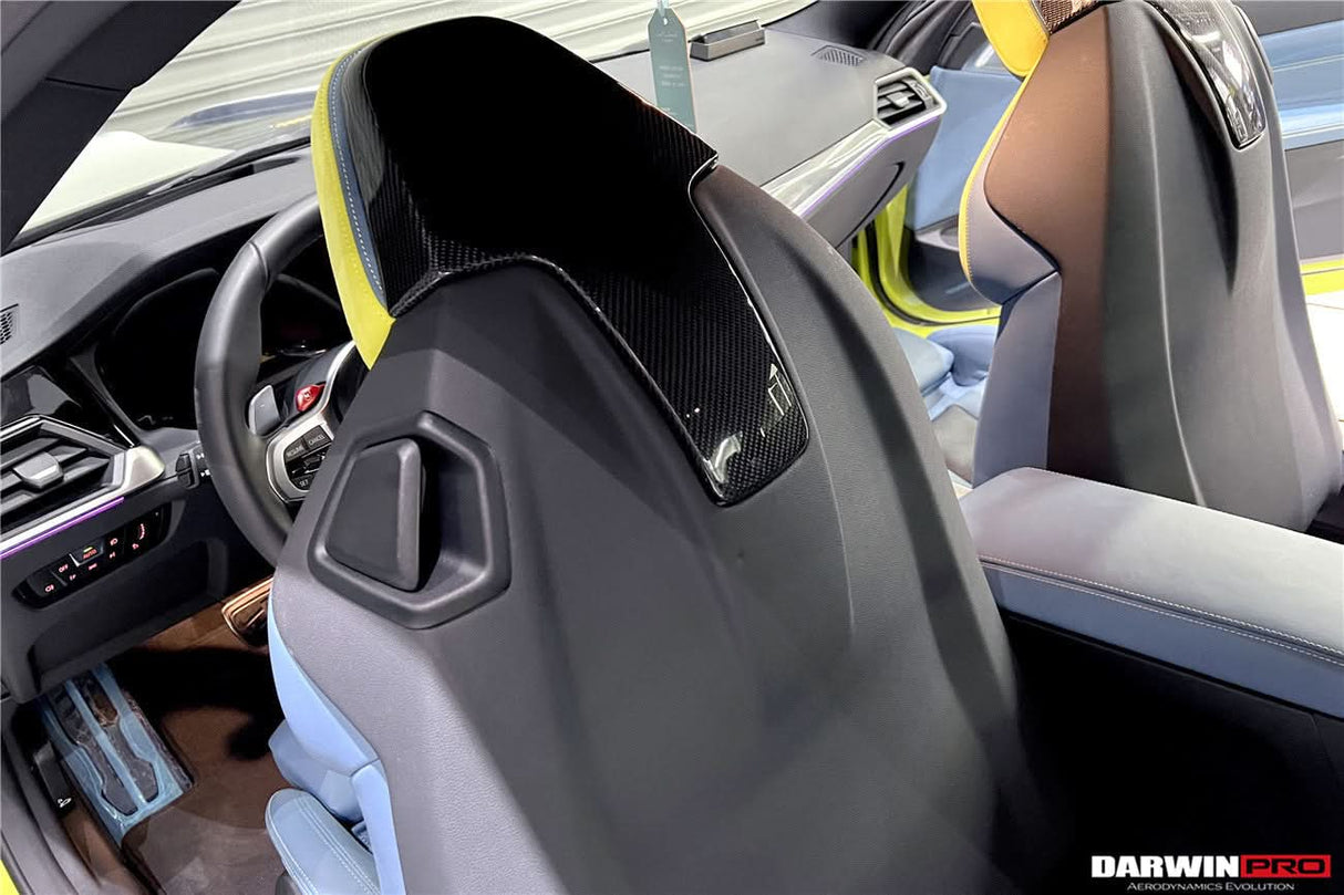 2021-UP BMW M3 G80 Carbon Fiber Seat-Back Cover