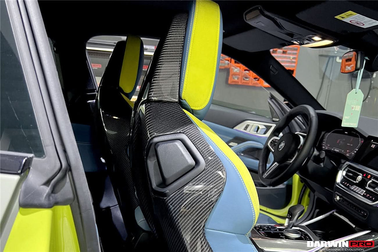 2021-UP BMW M4 G82 G83 Carbon Fiber Seat-Back Cover