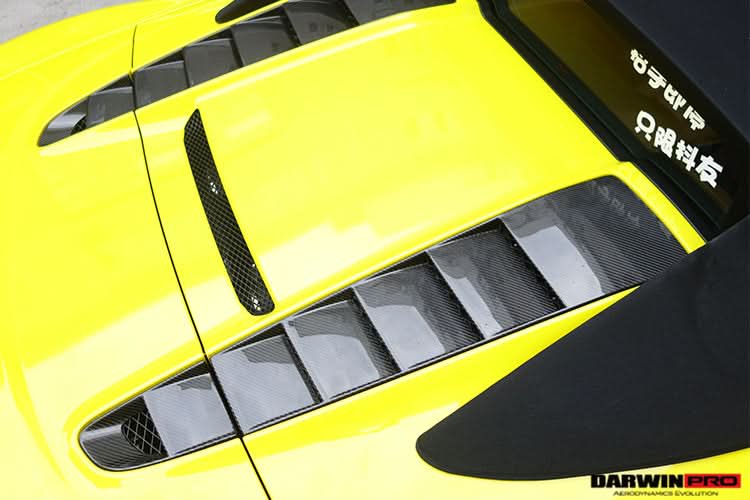 DarwinPRO 2010-2012 Audi R8 Spyder Carbon fiber Trunk Air Scoop cover