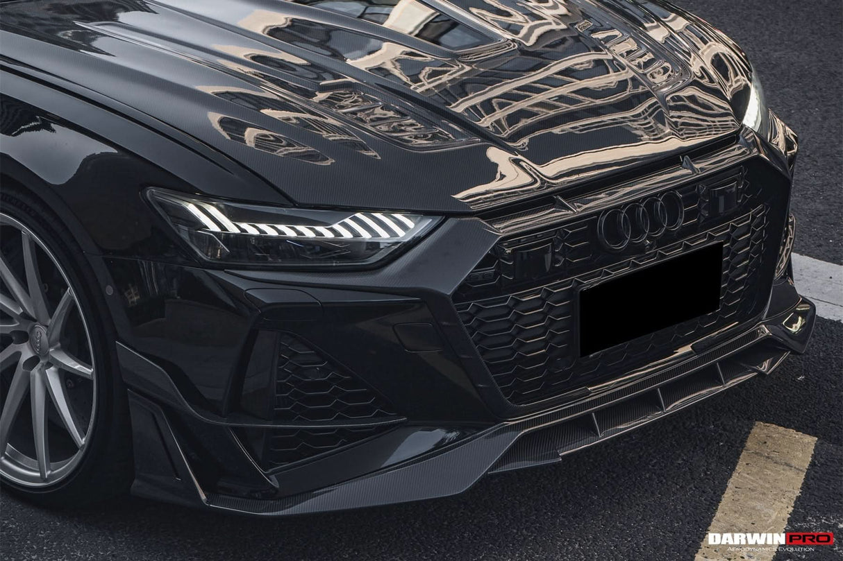 DarwinPRO 2019-UP Audi RS6 C8 Avant & RS7 C8 Quattro IMP Performance Front Bumper Grille Cover