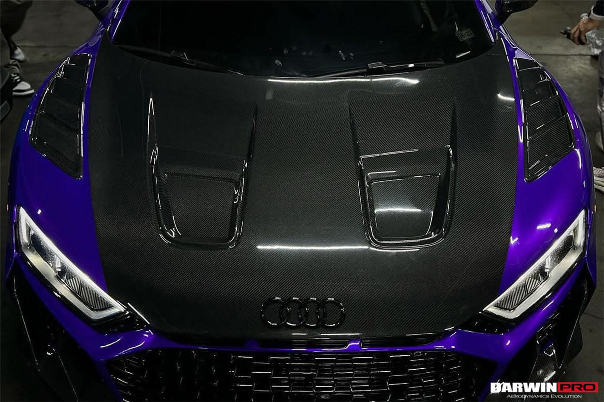 DarwinPRO 2016-2025 Audi R8 Coupe & Spyder IMPII Carbon Fiber Hood