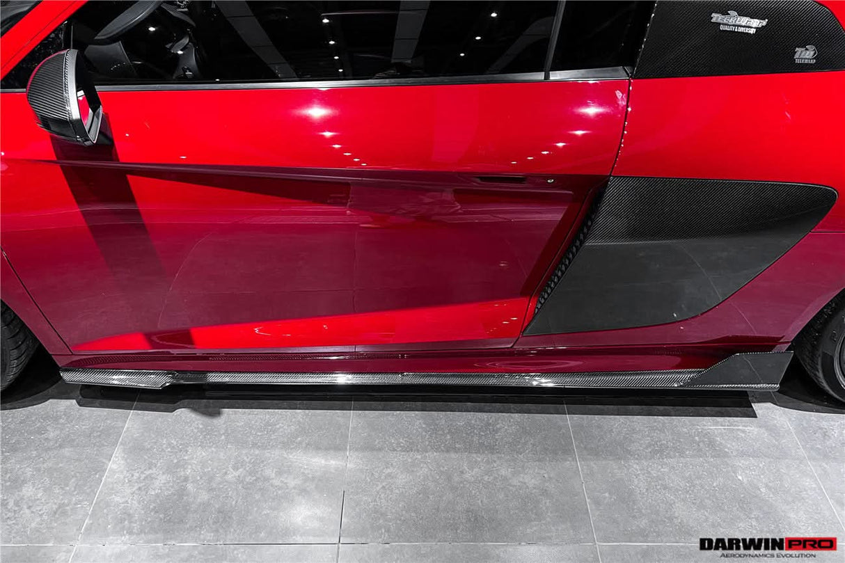2016-2025 Audi R8 GEN2 Coupe & Spyder iMPII Carbon Fiber Side Door Panel Blades
