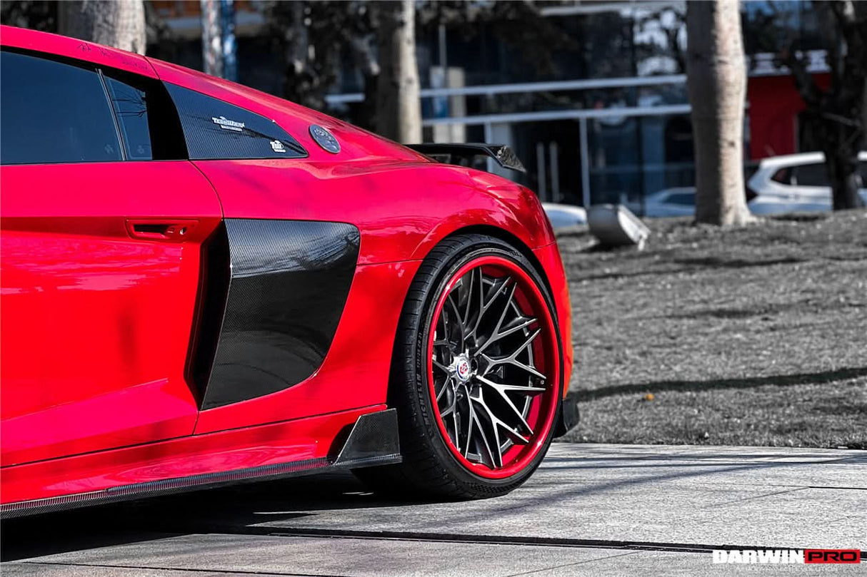 2016-2025 Audi R8 GEN2 Coupe & Spyder iMPII Carbon Fiber Side Door Panel Blades