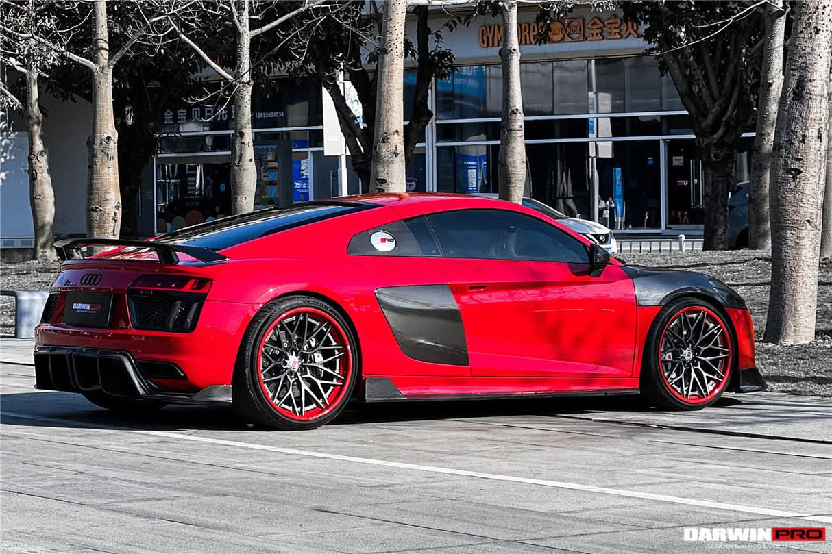 2016-2025 Audi R8 GEN2 Coupe & Spyder iMPII Carbon Fiber Side Door Panel Blades