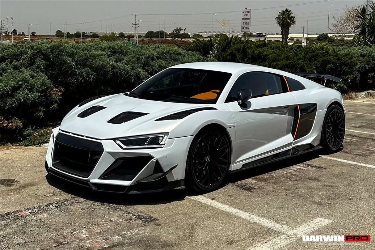 2016-2018 Audi R8 Coupe & Spyder iMPII Carbon Fiber Side Skirts Add on