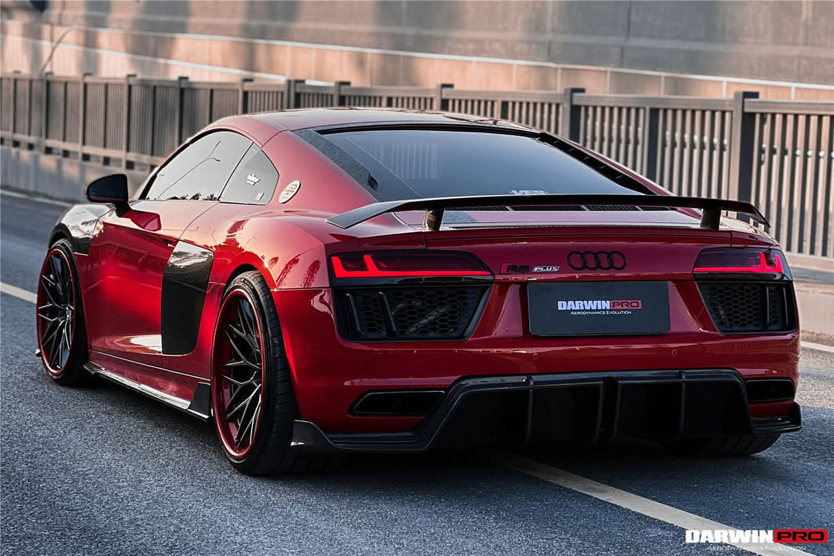 2016-2018 Audi R8 GEN2 Coupe & Spyder Carbon Fiber Rear Diffuser DarwinPRO (iMP Design)
