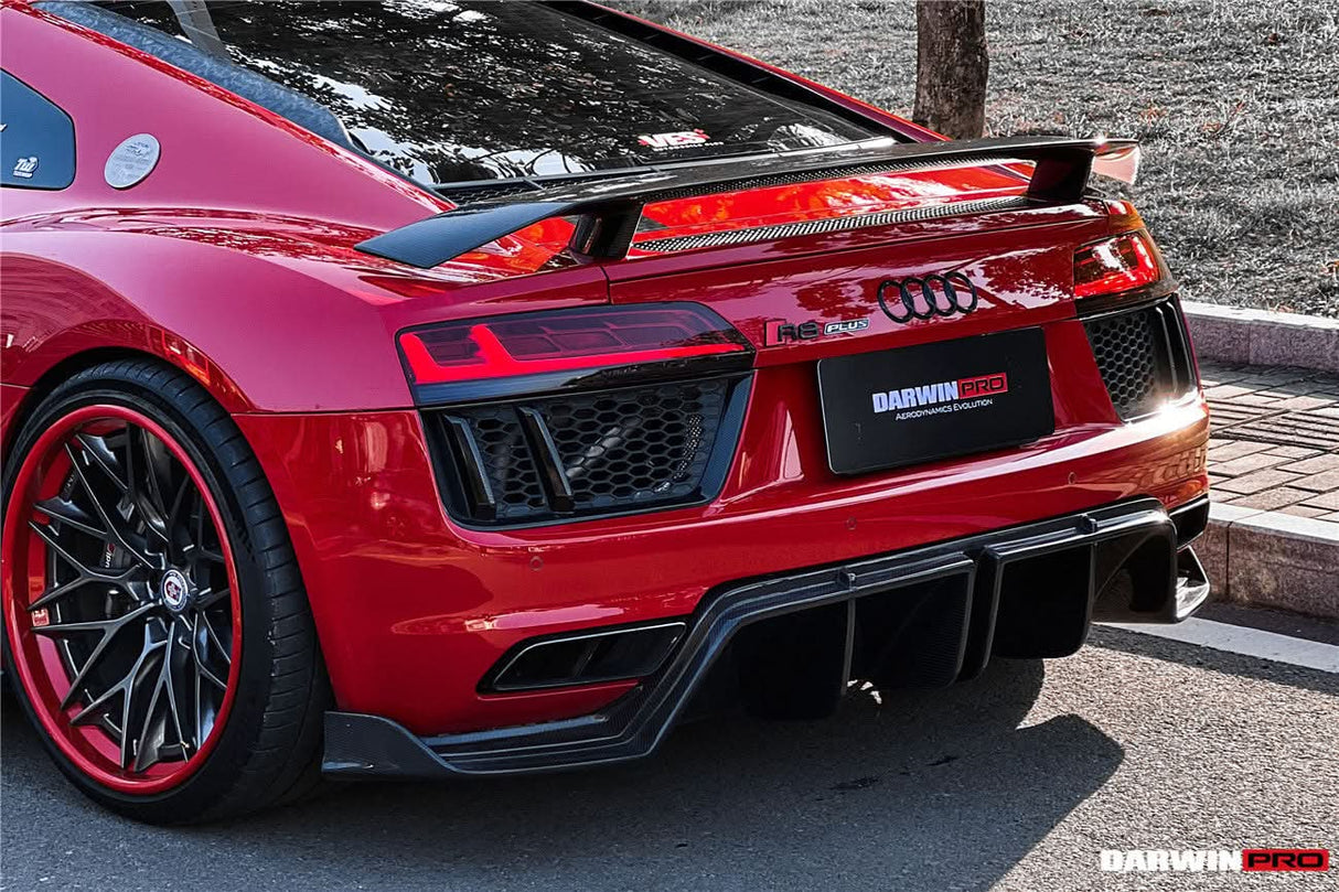 2016-2018 Audi R8 GEN2 Coupe & Spyder Carbon Fiber Rear Diffuser DarwinPRO (iMP Design)