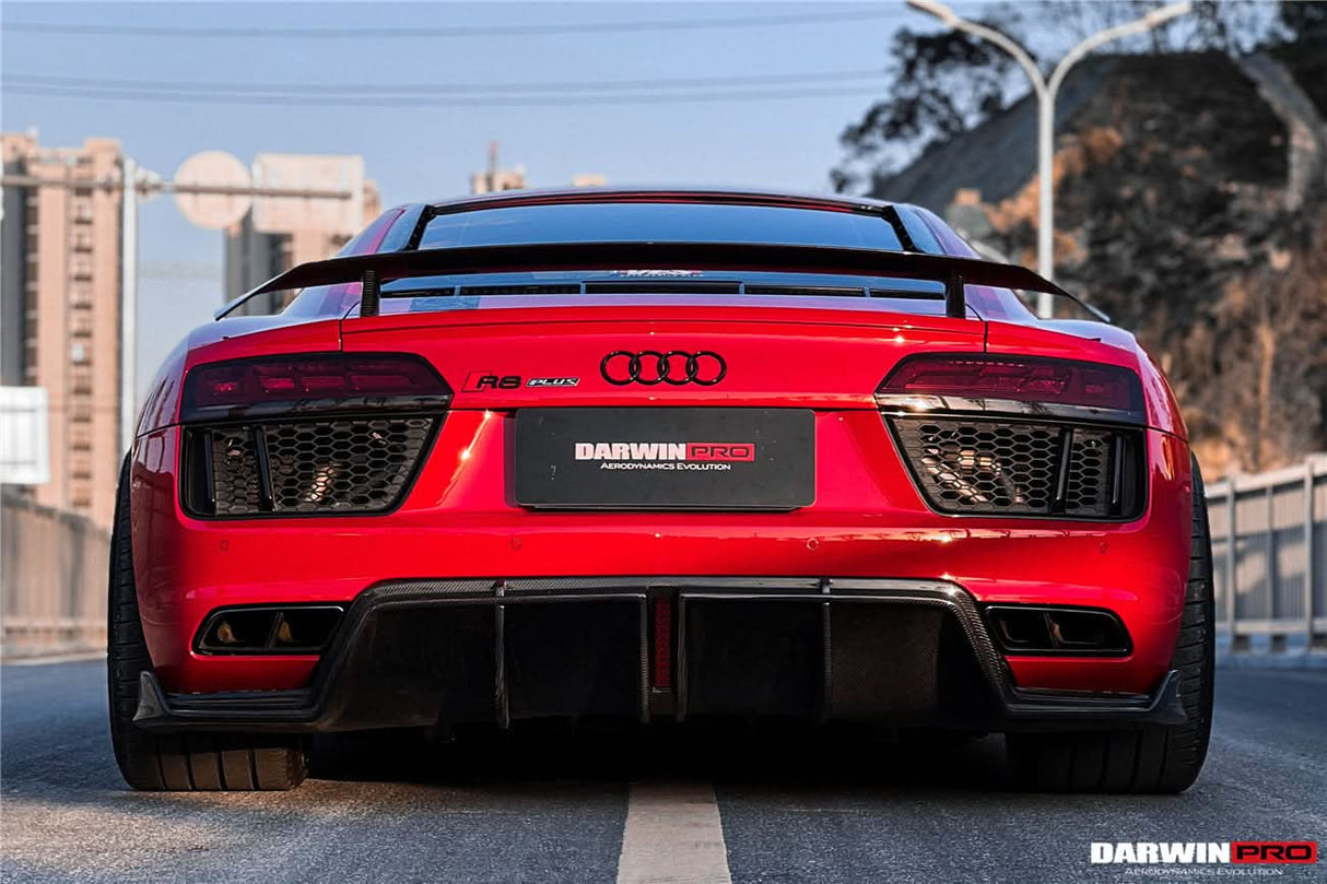 2016-2025 Audi R8 GEN2 Coupe ONLY GT Style Carbon Fiber Trunk Spoiler Wing
