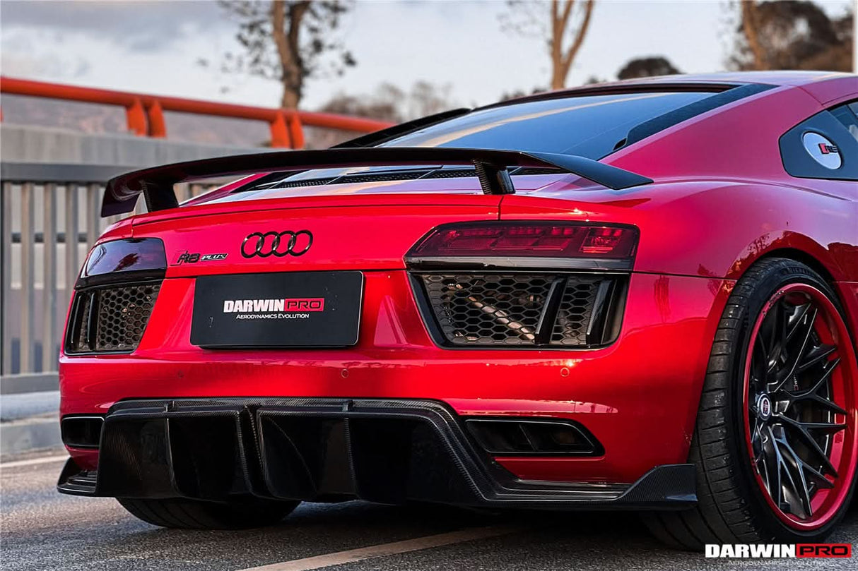 2016-2018 Audi R8 GEN2 Coupe & Spyder Carbon Fiber Rear Diffuser DarwinPRO (iMP Design)