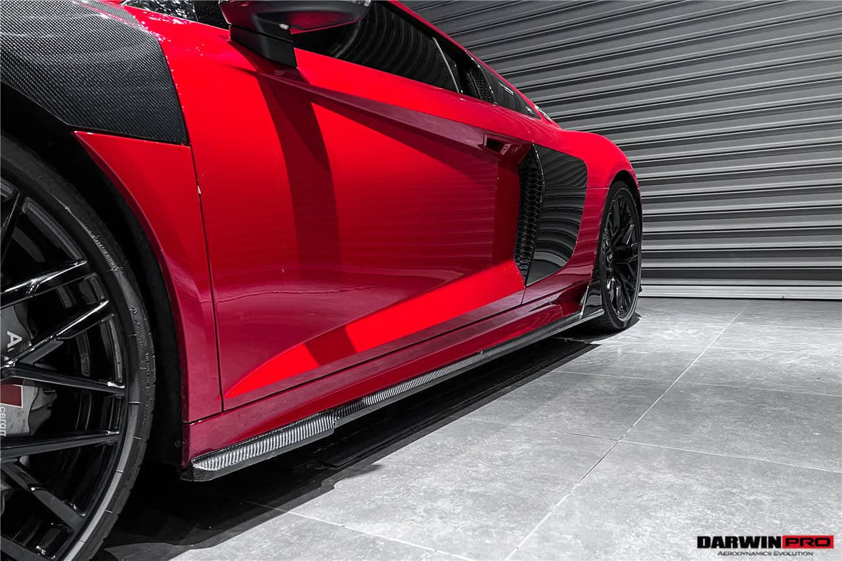 2016-2018 Audi R8 Coupe iMP Performance Carbon Fiber Side Skirts Under Board