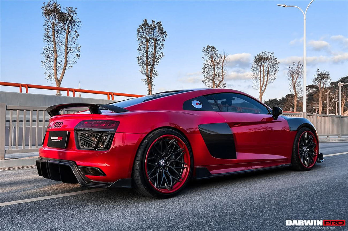 2016-2018 Audi R8 GEN2 Coupe & Spyder Carbon Fiber Rear Diffuser DarwinPRO (iMP Design)