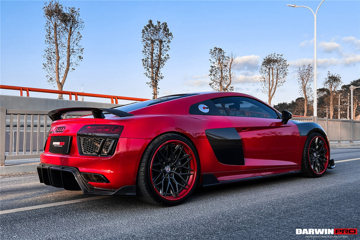 2016-2018 Audi R8 Coupe iMP Performance Carbon Fiber Side Skirts Under Board