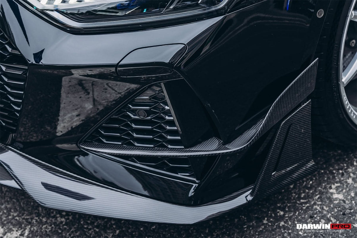 DarwinPRO 2019-UP Audi RS6 Avant C8 & RS7 C8 Quattro IMP Performance Front Bumper Canards