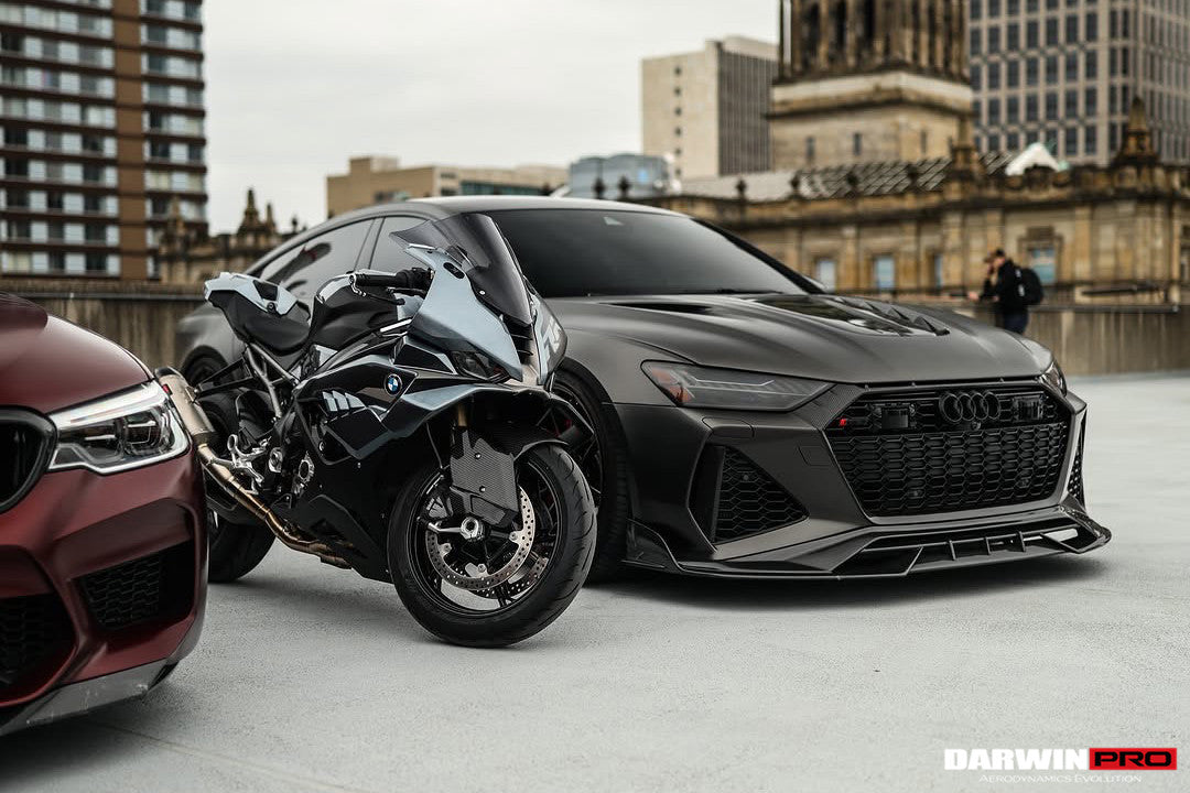 2019-UP Audi RS6 Avant C8 | RS7 Quattro Carbon Fiber Front Lip - DarwinPRO (iMP Design)