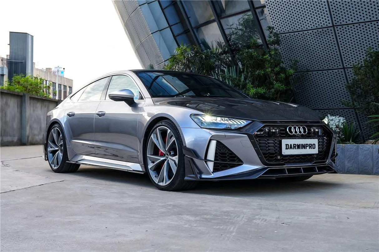 DarwinPRO 2019-UP Audi RS6 Avant C8 & RS7 C8 Quattro IMP Performance Front Bumper Canards