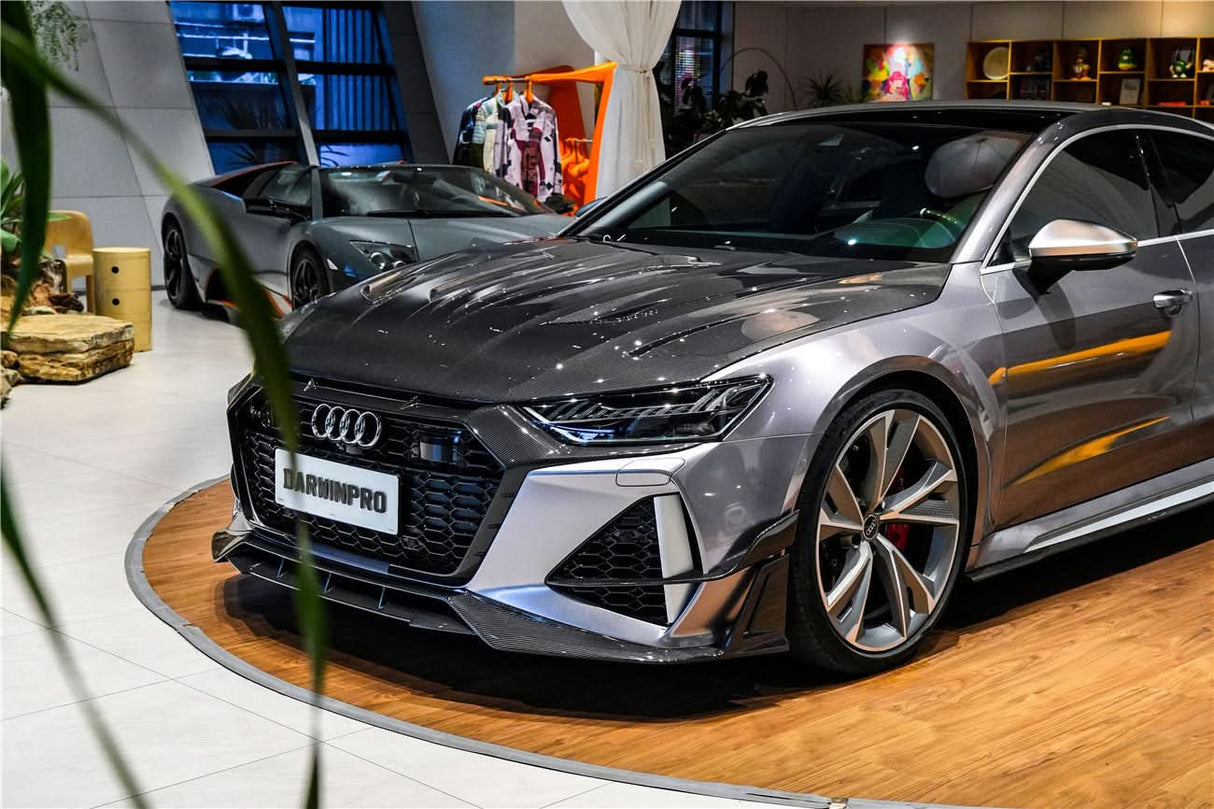DarwinPRO 2019-UP Audi RS6 Avant C8 & RS7 C8 Quattro IMP Performance Front Bumper Canards