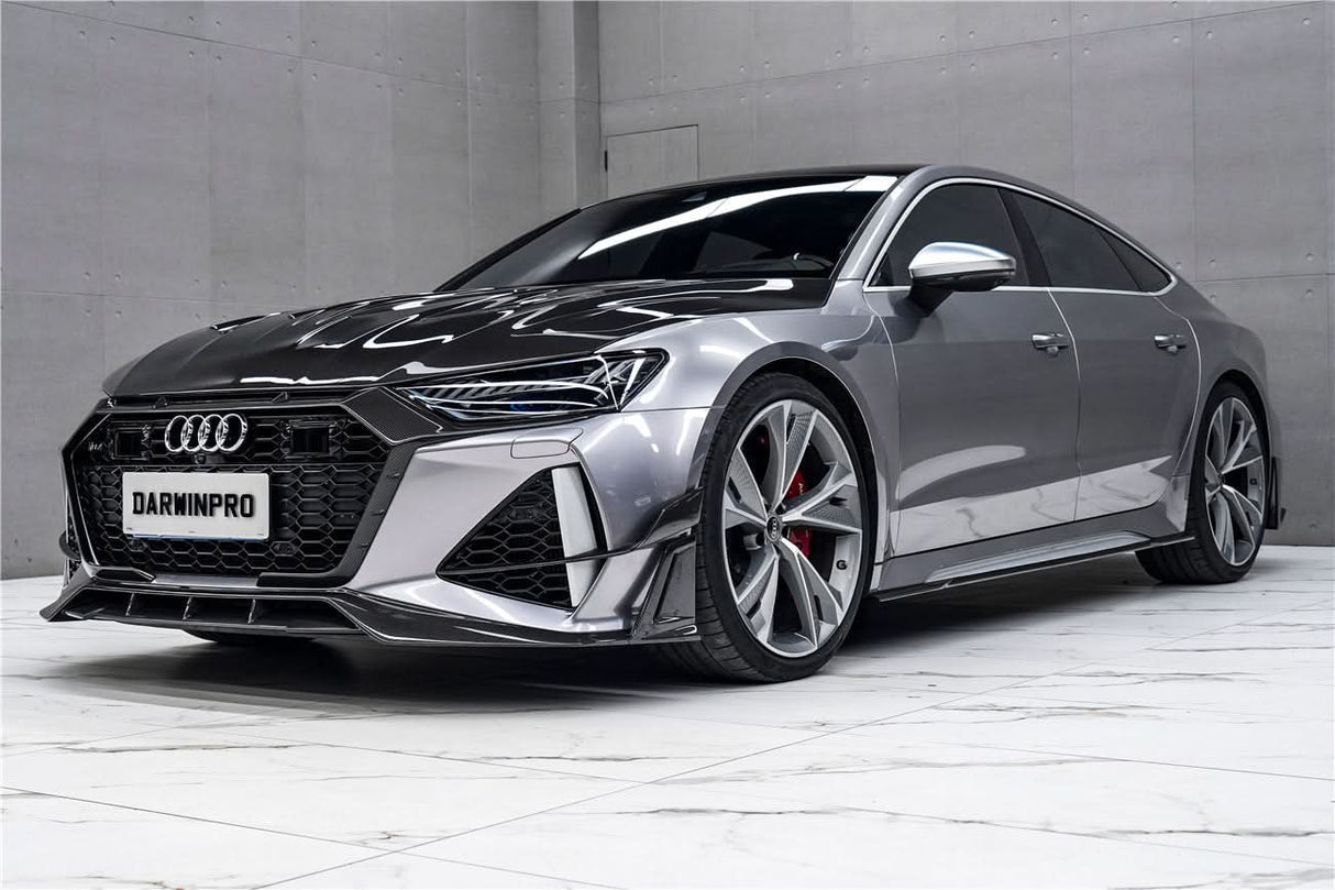 DarwinPRO 2019-UP Audi RS6 Avant C8 & RS7 C8 Quattro IMP Performance Front Bumper Canards