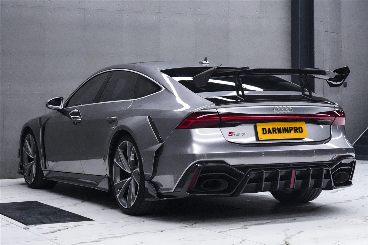 DarwinPRO 2019-UP Audi RS6 Avant C8 RS7 C8 Quattro IMP Design Rear Diffuser