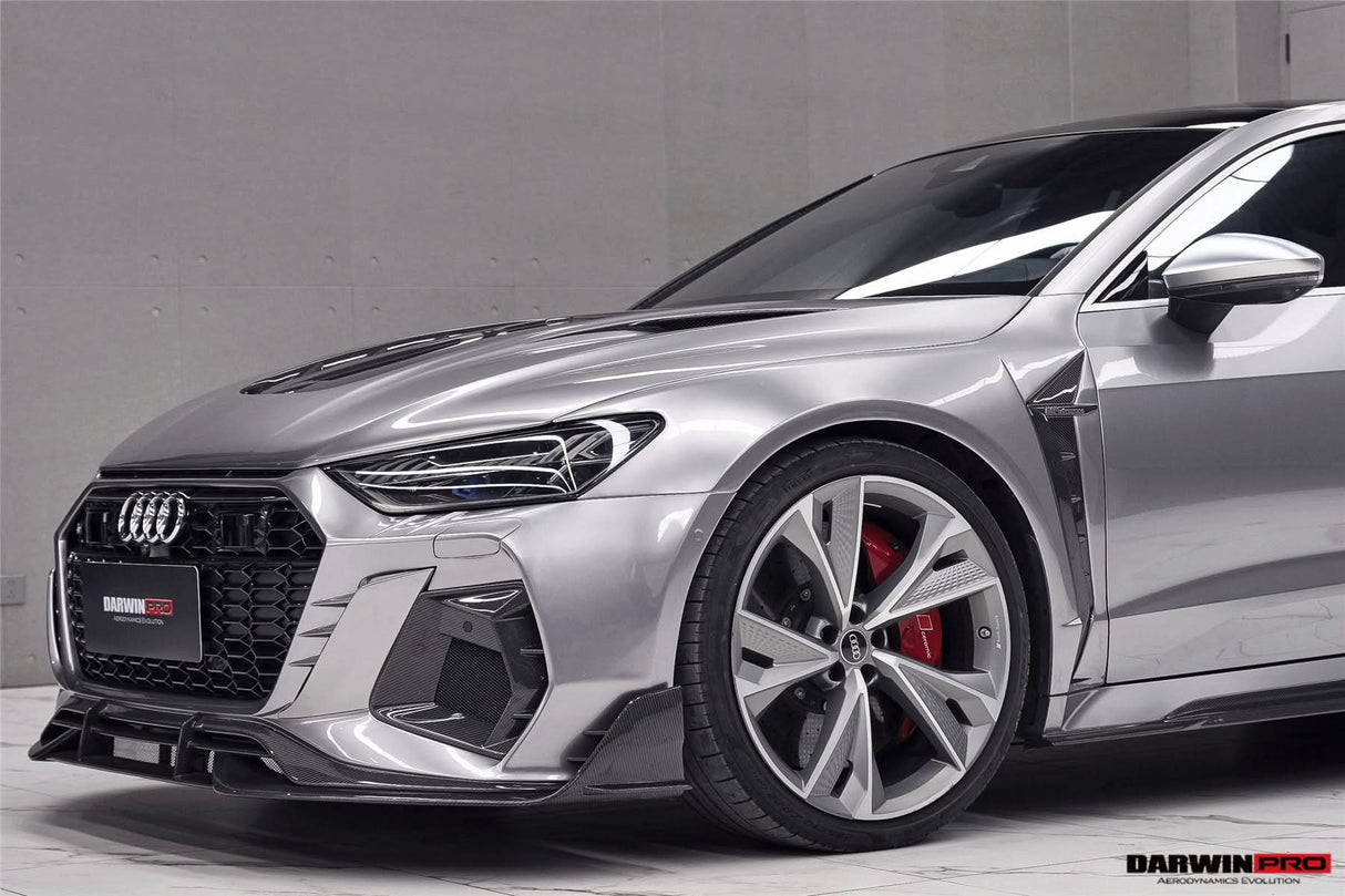 DarwinPRO 2019-UP Audi RS7 Quattro & RS6 Avant C8 IMP Design Ver.2 Front Bumper