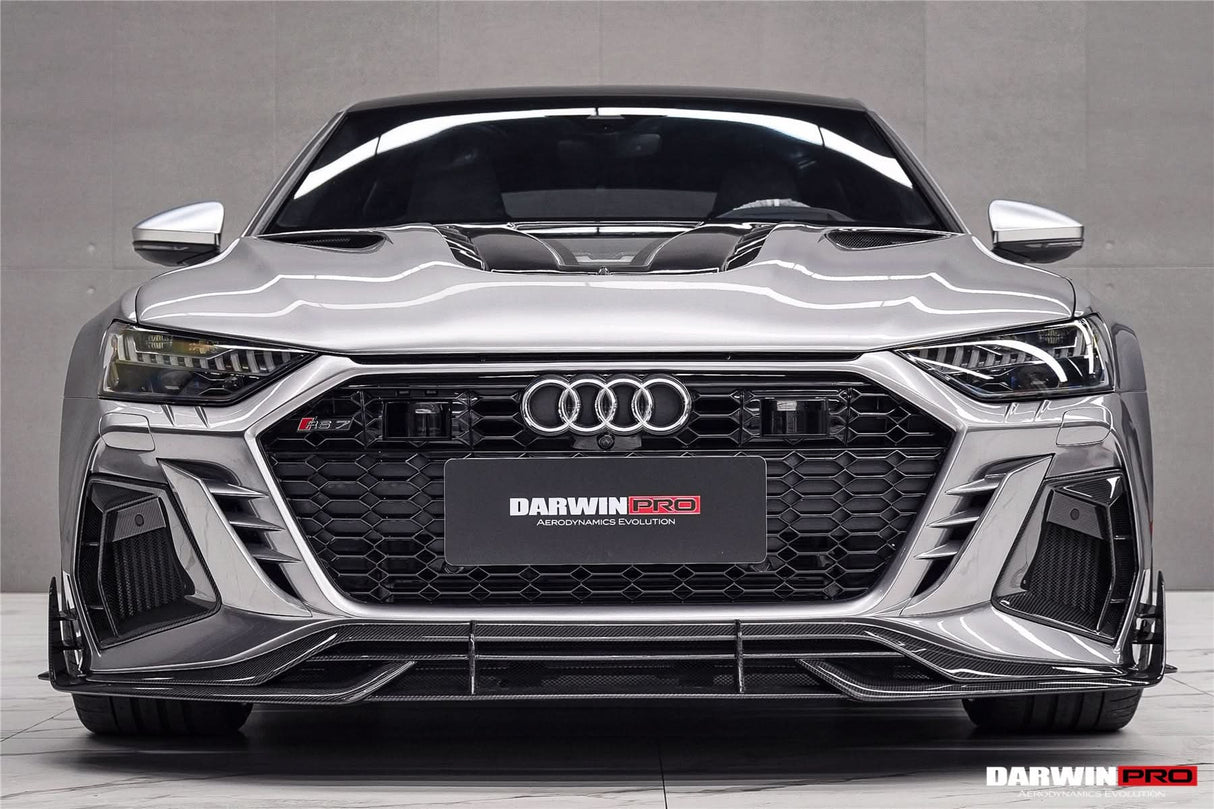 DarwinPRO 2019-UP Audi RS7 Quattro & RS6 Avant C8 IMP Design Ver.2 Front Bumper